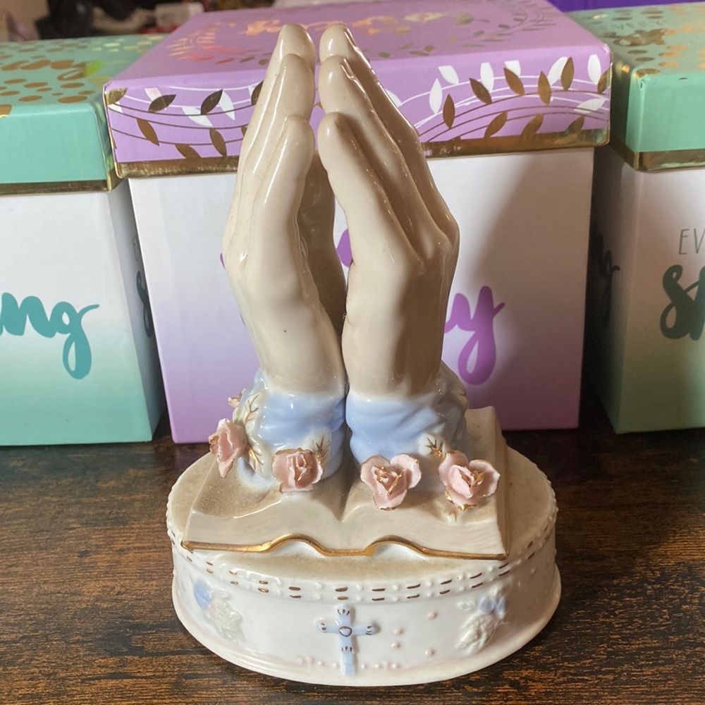 Praying Hands Music Box
